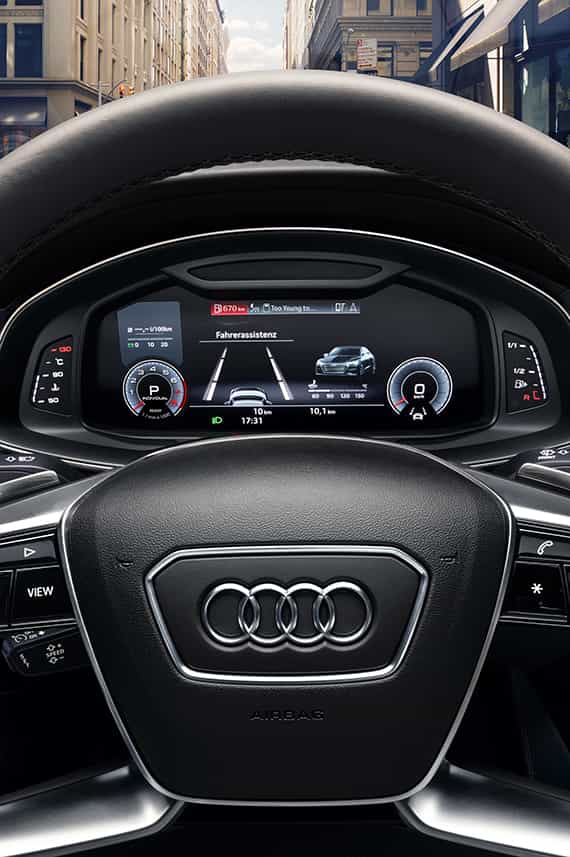 Audi virtual cocpit Audi A7 Sportback
